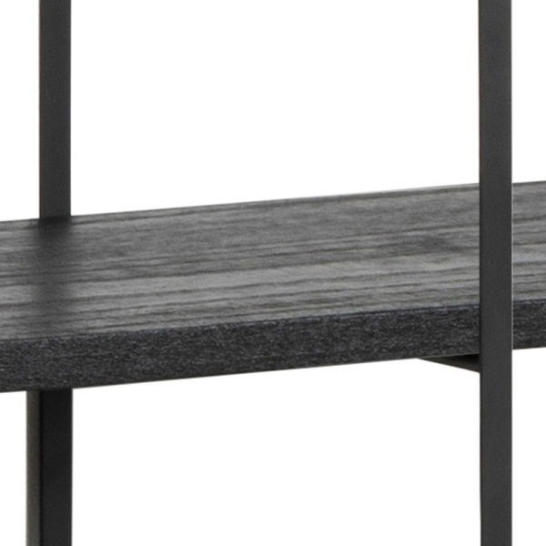 Półka Belfast 2 popielaty czarny - ACTONA